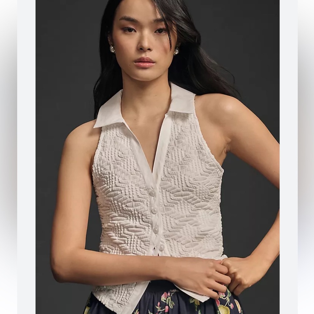 Anthropologie Meave button down top